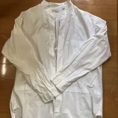 UNIQLO ホワイト ボタンダウンシャツ L