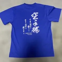 空手スピリット Tシャツ 青 Fサイズ