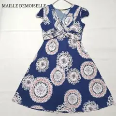MAILLE DEMOISELLE サークルタイルプリントワンピース ジャージーのサムネイル