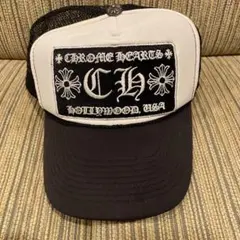 CHROME HEARTS メッシュキャップ ブラック/ホワイト 1点