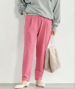 ユナイテッドアローズ　グリーンレーベルリラクシング　ピンク　イージーパンツ　XS
