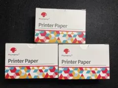 Phomemo 純正 感熱ロール紙 接着剤あり 3箱