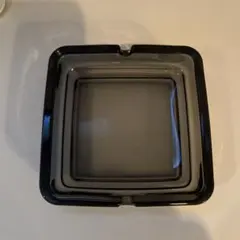 5個　黒　レトロ　ガラス製灰皿