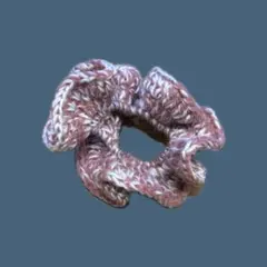 シュシュ ハンドメイド ヘアアクセサリー ヘアゴム かぎ編み 毛糸 編み物