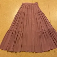 未着用（リエンダ）¥9,900 サイドプリーツティアード　M ピンク