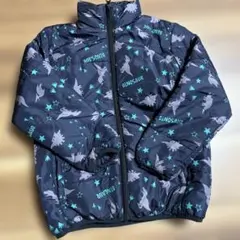 XYZ 恐竜柄 中綿コート 120cm