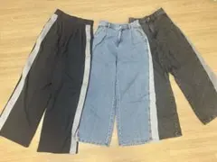 GU キッズ ロングパンツ 3点セット150㎝