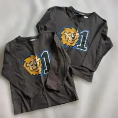 ZARA ライオンデザイン長袖Tシャツ 3-4歳 2枚セット