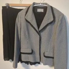 ■ハウンドトゥース♡フォーマルスーツ(15号)3点セット■