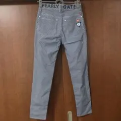 パーリーゲイツ サイズ1千鳥格子柄 レディース　＋PLUS COOL 接触冷感 パーリーゲイツ サイズ1千鳥格子柄 レディース ＋PLUS COOL 接触冷感