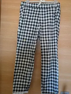ユニクロ UNIQLO チェック柄スキニーパンツ