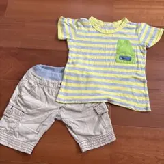 ミキハウスピクニック　半袖Tシャツ、ハーフパンツのサムネイル