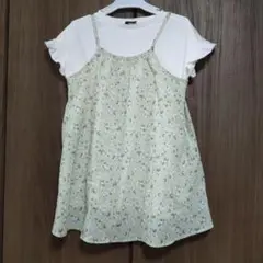 コムサ　花柄ワンピース　110cm