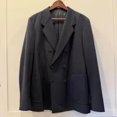 ZARA ザラ　ダークネイビー ダブルブレスト テーラードジャケット　XL