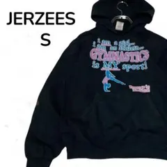 【一点物】JERZEES ジャージーズ パーカー ブラック 裏起毛 海外古着 Sのサムネイル