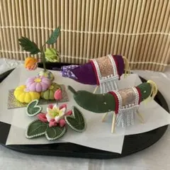 飾り馬 ♡白馬 ❖ちりめん細工❖ - メルカリ