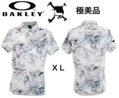 極美品 オークリー スカル アベレーションシャツ ポロシャツ ゴルフ メンズ