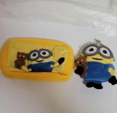 ミニオンズ　ポーチ　がま口　財布　セット
