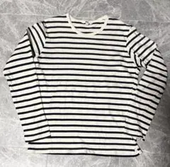 OLD UNIQLO ボーダーロングスリーブTシャツ 00s Y2K ノームコア