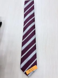 LES MUES シルクネクタイ ワインレッド