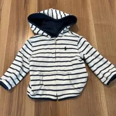 ポロ　ラルフローレン　リバーシブル　パーカー　フード付き