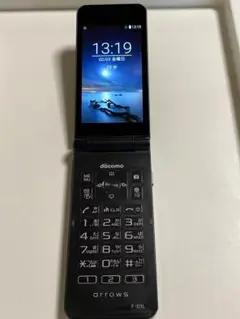 docomo F03L ブラック　SIMロック解除済み　中古　ガラホ