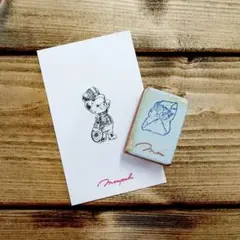 monpoche スタンプ　クマ　postman