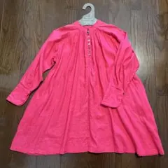 <お値下げしました>nest Robe /UpcycleLino ピンクブラウスのサムネイル