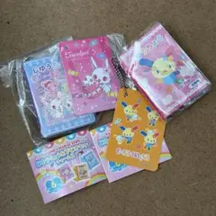 サンリオ ウサハナ ジュエルペット じゆうちょう＆下じきセットチャーム2