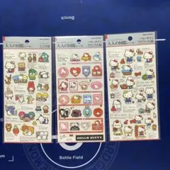 サンリオ 大人の図鑑シール 3枚セット ハローキティクロニクル編 レトロ編　他