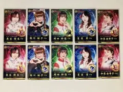 女子プロレス マリーゴールド トレカ ポスターカード 16種