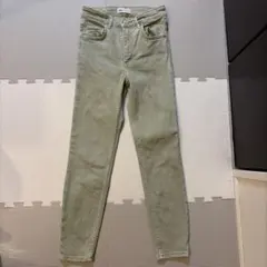 ZARA スキニーデニムパンツ カーキ EUR34