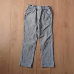 après les cours チェック柄パンツ 130