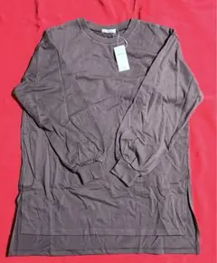 INGNI チュニック　ロングtシャツ　ブラウン　M