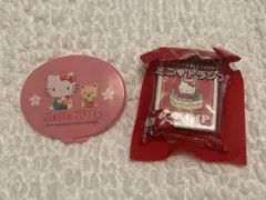 ハローキティ　 ミラーセット、ミニトランプ