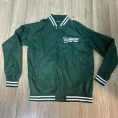 古着激レアHKSスタジャンレザースタジャン牛革メンズMグリーン 古着激レアHKSスタジャンレザースタジャン牛革メンズMグリーン