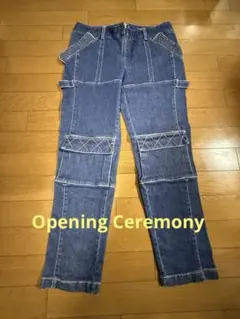 セールOPENING CEREMONY レディースデニムカーゴ風パンツ サイズ2のサムネイル