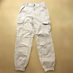 カーゴパンツ　パラシュートパンツ　ライトベージュ