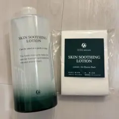 DOC SKINCARE】スキンスージングローション コットン付き 2セット