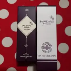 SAIMDANG premium スキンケアセット サイムダン プレミアム 化粧水＆シカボディクリーム セット - メルカリ