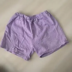 紫色のショートパンツ 綿100%