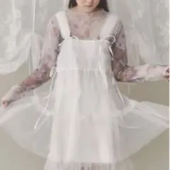 【新品】チュールコルセットミニワンピース merry jenny タグ付き
