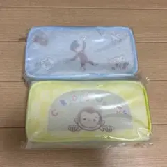 おさるのジョージ　セガラッキーくじ　Ｅ賞　ポーチ　２種