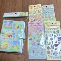 ポケモン シールバインダー プチプチシール4種類