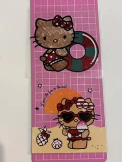 在庫処分！日焼けキティビーチテーマ カプラシール2枚セット！新品♪