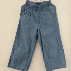 デニムワイドパンツ　140 ワイドパンツ　パンツ