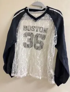 FRIFUL レース切替 長袖トップス BOSTON 36 S