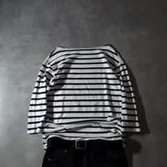 archive border three-quarter sleeve y2k - メルカリ