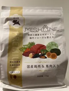 ミシュワン 国産鶏肉・馬肉入りドライフード 1kg - メルカリ