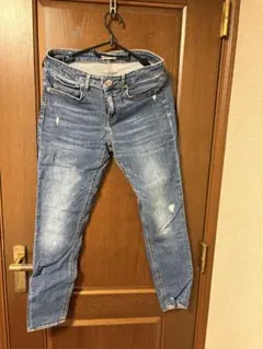 ZARA WOMAN ライトブルー デニムパンツ40サイズ